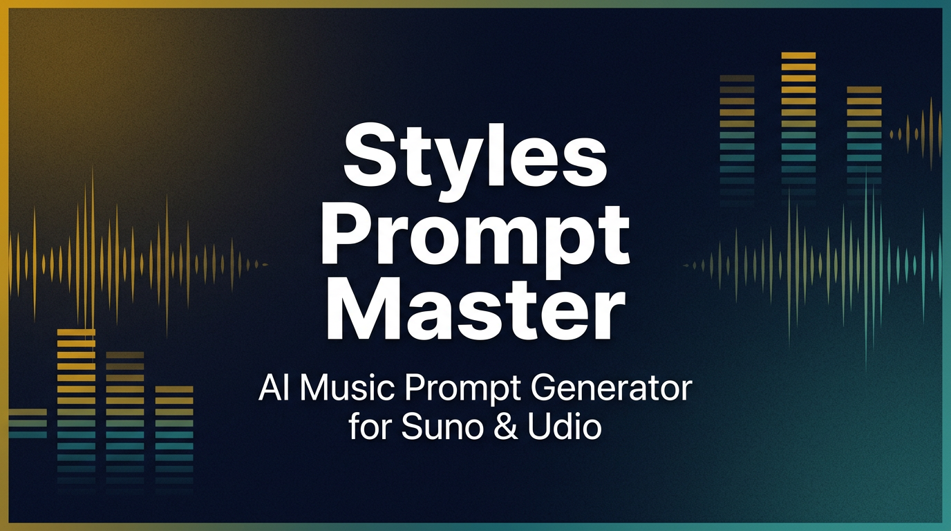 Styles Prompt Master — AI Music for Suno & Udio